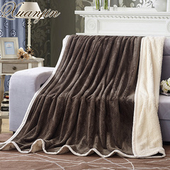 法兰绒毛毯加厚单双人珊瑚绒毯子冬季纯色毛巾绒空调毯午睡单盖毯
