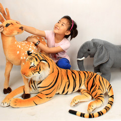 仿真老虎动物毛绒玩具模型儿童宝宝男女生日大号公仔创意可爱礼物