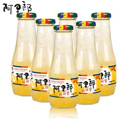 阿里郎蜂蜜柚子茶果肉饮料255ml×6瓶装 韩式果味 新品上市 特价