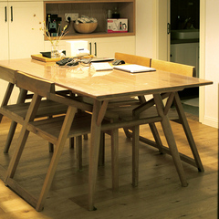 野木1978 实木家具 北欧简约现代风 纯实木白橡木餐桌办公桌桌子