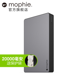 美国mophie苹果7移动电源 20000大毫安聚合物充电宝 便携通用电源