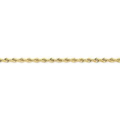 海外代购 精品脚链 3.35毫米四绳链在14 k黄金脚镣9英寸