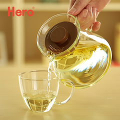 hero 手冲咖啡壶 玻璃 可加热耐高温玻璃煮咖啡壶套装家用分享壶