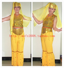 无袖亮片印度女装 坎肩印度女装 肚皮舞服装 印度演出服装 印度装