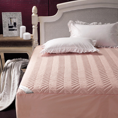床笠单件床套加厚夹棉床罩防滑床单席梦思床垫保护套1.5米1.8m
