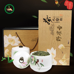 2016年新茶绿茶明前特级雀舌茶叶 佳节礼品礼盒过节送礼陶瓷罐装