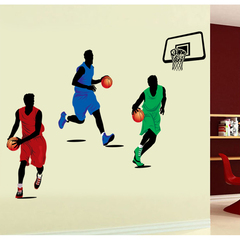可移除墙贴 男生宿舍卧室男孩房间装饰篮球世界杯足球运动墙贴纸