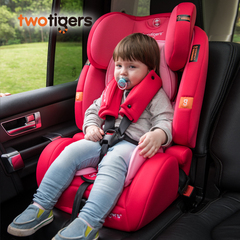 两只老虎儿童安全座椅9个月-12岁婴儿宝宝汽车车载座椅 送isofix