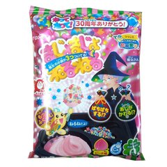 1件包邮日本食玩 嘉娜宝DIY女巫小魔女福袋卷卷星星苹果味手工糖