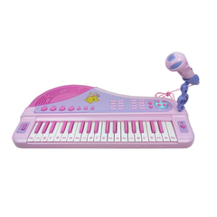 儿童电子琴带麦克风多功能音乐益智儿童女孩宝宝小钢琴玩具贝芬乐