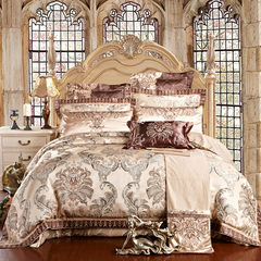美式样板房高档欧式床上用品四/六/十件套结婚奢华多件套全棉提花