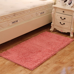 高绒雪尼尔地毯 时尚简约客厅地毯 卧室床边毯 加厚吸水防滑地毯