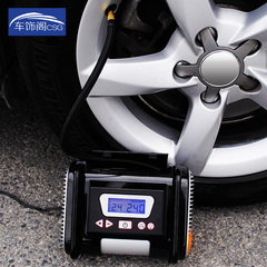 嘉西德0390 智能预设胎压数显车载充气泵12V汽车用轮胎金属打气泵