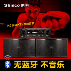 Shinco/新科 K5专业大功率KTV会议卡拉OK卡包音箱套装家庭K歌音响