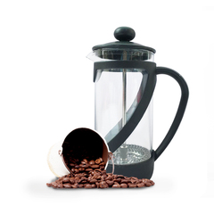 iMO逸摩 黑色玻璃法压壶 法压咖啡壶 玻璃冲茶器 法式压滤壶 简约