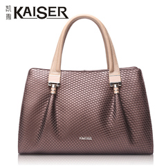kaiser凯撒专柜女士包包欧美牛皮女包2016新款潮大包手提包单肩包