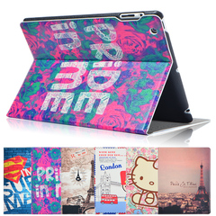 韩国 ipad4保护套 ipad2保护壳 iPad3带休眠皮套 可爱 超薄套