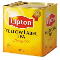 立顿红茶黄牌精选红茶500g小黄罐 锡兰红茶斯里兰卡茶叶