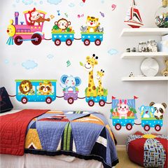 可爱卡通动漫墙贴宝宝儿童房卧室床头墙纸贴画幼儿园装饰墙上贴纸