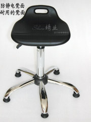 防静电小靠背椅 防静电椅子PU发泡小拉手椅防静电工作椅