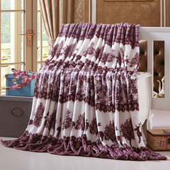 优正毛毯 冬季空调盖毯法莱绒床单毛巾被双人毯子珊瑚绒毯加厚
