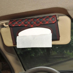 创意汽车车用纸巾盒抽 车载车内车上遮阳板挂式抽纸盒 餐巾纸抽盒