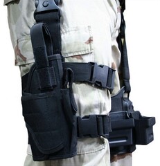 Outdoor Military Drop Leg Bag Panel Utility Waist Belt Pouch