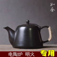 澳洲进口锂辉石 耐烧砂锅壶煮水茶壶茶具陶瓷壶 电陶炉 明火专用