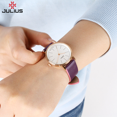 新款正品韩国版julius聚利时经典复古情侣一对表时尚女表学生手表