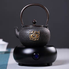 氧化无涂层日本南部老铁壶生铁养生煮茶壶铸铁壶搭配高功率电陶炉