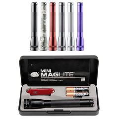 美光maglite美国进口户外强黄光2节5号电池氙气白炽灯泡小手电筒