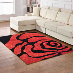 韩国丝地毯 南韩亮丝地毯客厅地毯卧室沙发茶几