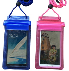 三层密封手机袋 户外游泳 潜水 漂流防水套 手机防水袋颜色随机
