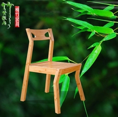 餐椅现代靠背椅简约电脑椅餐厅午休椅实木椅子饭桌椅组合竹制家具