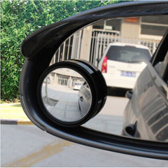 汽车倒车小圆镜倒车镜辅助镜广角镜矿大视野小圆镜反光凸面镜饰品