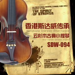 STARWAY斯达威094小提琴 高档小提琴儿童初学者仿古小提琴sdw-094