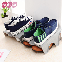 FaSoLa鞋子收纳架 创意鞋架 时尚简约 鞋子收纳架 防尘鞋盒整理