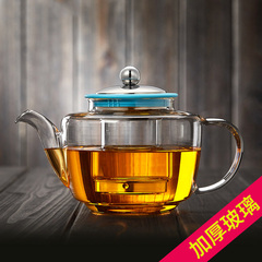 美斯尼 加厚玻璃煮茶壶 蒸茶器烧水养生壶玻璃茶壶 黑茶煮茶壶