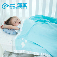 幼儿园午睡毯 婴儿纯棉纱布盖被 宝宝纱布muslin盖毯夏儿童空调被