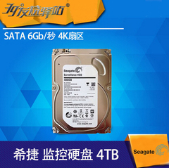 Seagate/希捷 ST4000VM000 4tb 台式机硬盘 监控硬盘 4t sata串口