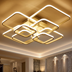 吸顶灯led客厅灯具后现代简约大气长方形餐厅卧室灯创意艺术灯饰