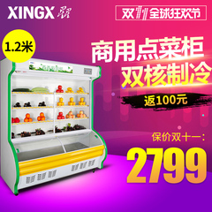 XINGX/星星 LCD--12E 麻辣烫点菜柜保鲜柜冷饮展示柜商用冷藏冷冻