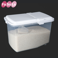 FaSoLa米桶10kg储米箱加厚带盖防虫防潮厨房收纳米缸面粉桶储米桶
