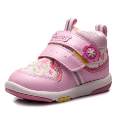 月星童鞋宝宝机能鞋 1-3岁软底学步鞋女童小宝宝鞋春秋透气婴儿鞋