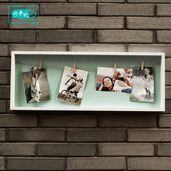 DIY儿童房间创意相框 挂墙照片框装裱画客厅简约复合实木艺术画框