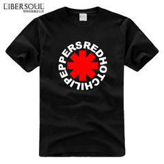 libersoul 摇滚乐队 Red Hot Chili Peppers红辣椒短袖 T恤v018