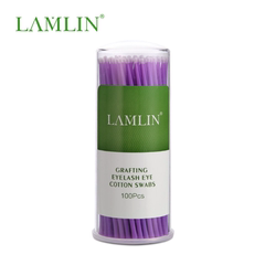 LAMLIN嫁接睫毛 种睫毛 工具专用 小棉签 涂抹膏体ㄠ解胶剂