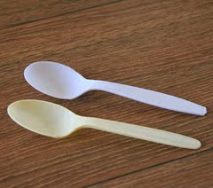 批发一次性汤勺饭勺汤匙调羹酸奶水果西瓜甜品ㄠ刨冰塑料勺子