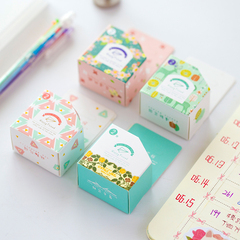 日韩创意文具 日系小清新盒装美纹纸手账DIY装饰和纸胶带2枚装