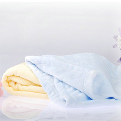 婴儿浴巾 新生儿宝宝浴巾 舒适方被浴巾 纤维绒超软浴巾